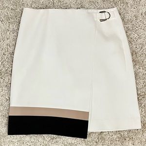 WH | BM Colorblock Wrap Style Skirt